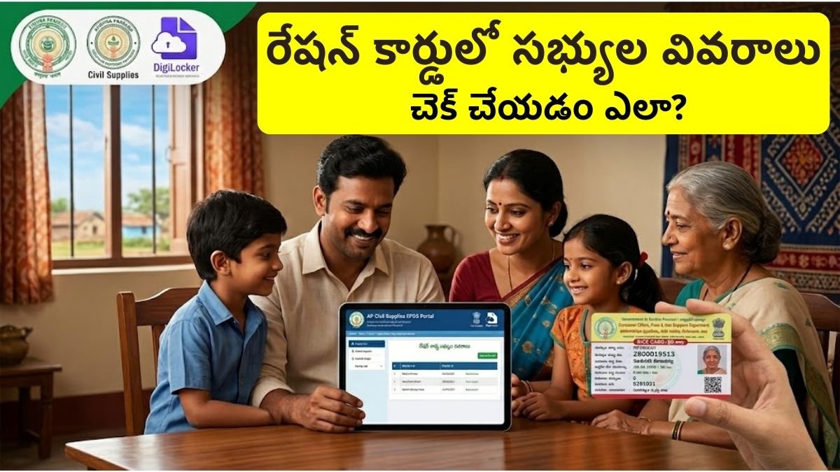 AP Ration Card Member Details Check Online
