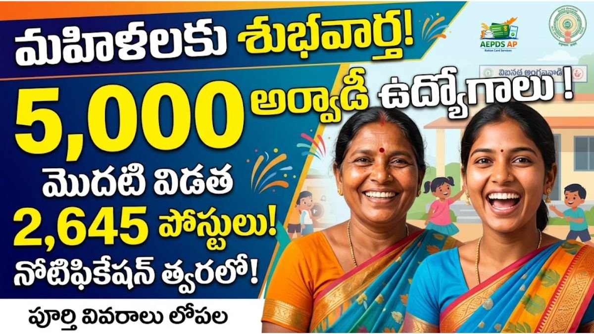 AP Anganwadi Jobs 2026 Notification