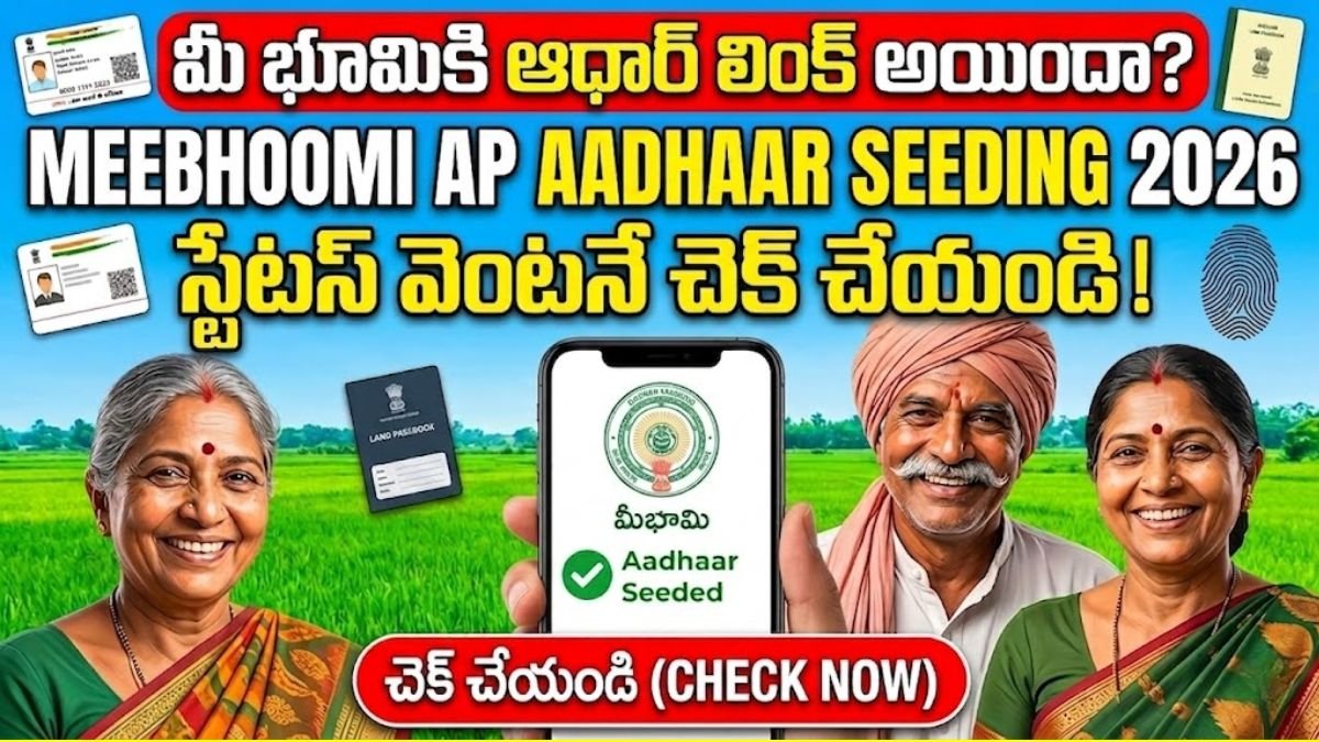 Complete MeeBhoomi AP Aadhaar Seeding 2026 Process for 1B & Adangal Records