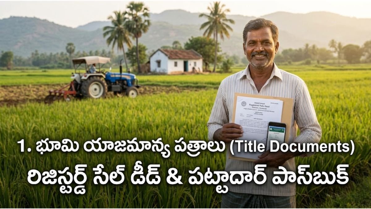 Land Ownership Proof Title Documents India Sale Deed Pattadar Passbook