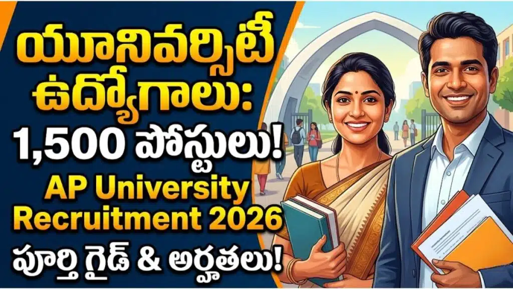 AP University Recruitment 2026 Complete Application Guide