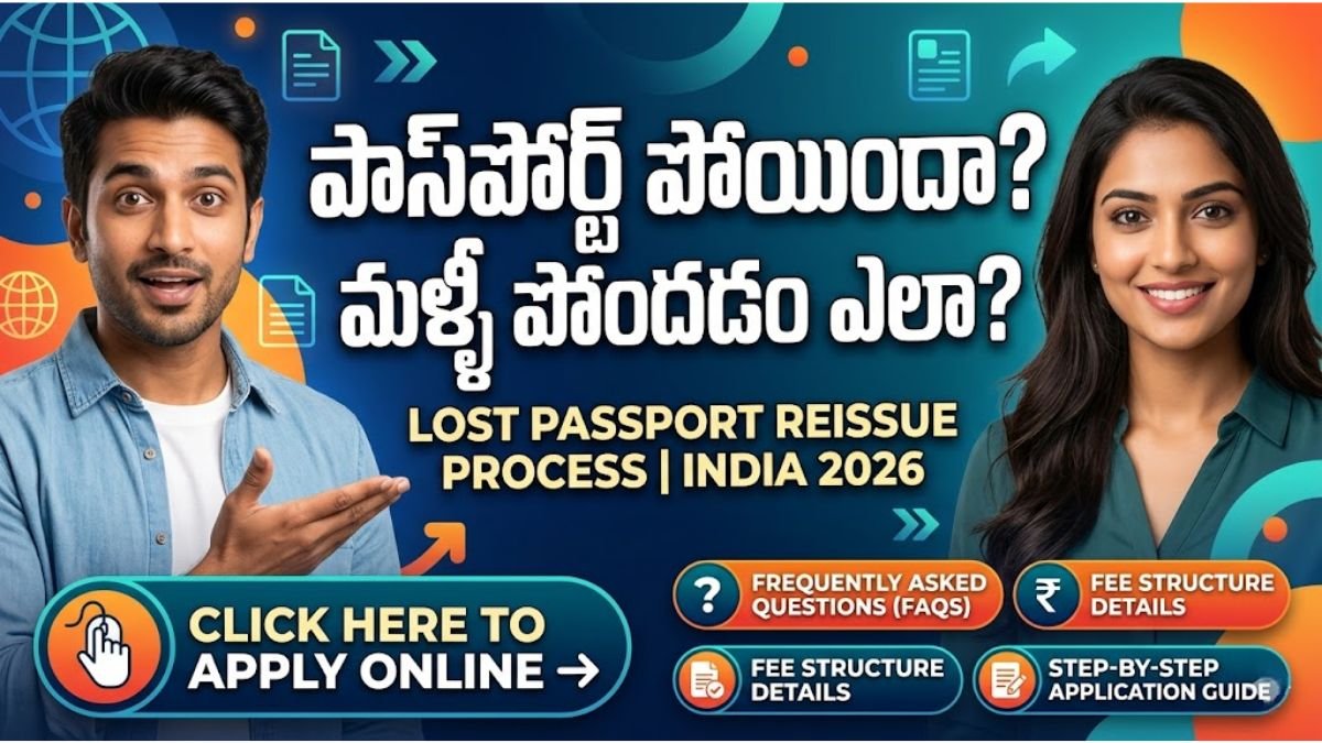 Lost Passport Reissue Process India 2026