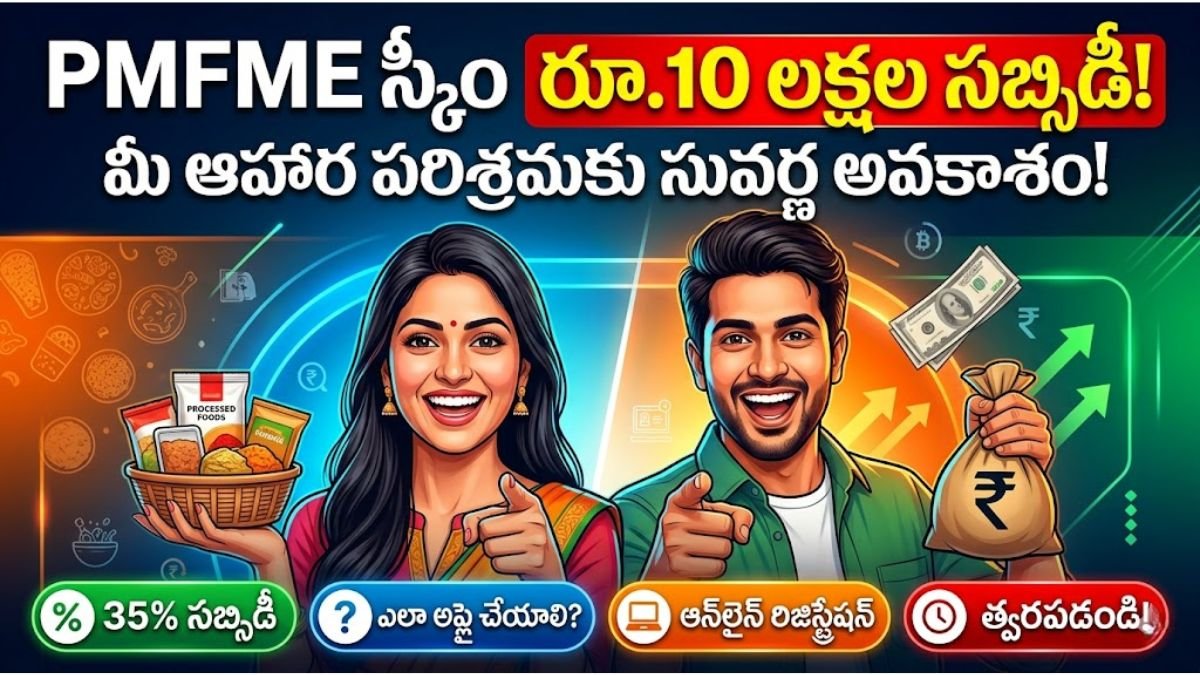 PMFME Loan 35 Percent Subsidy Apply Now