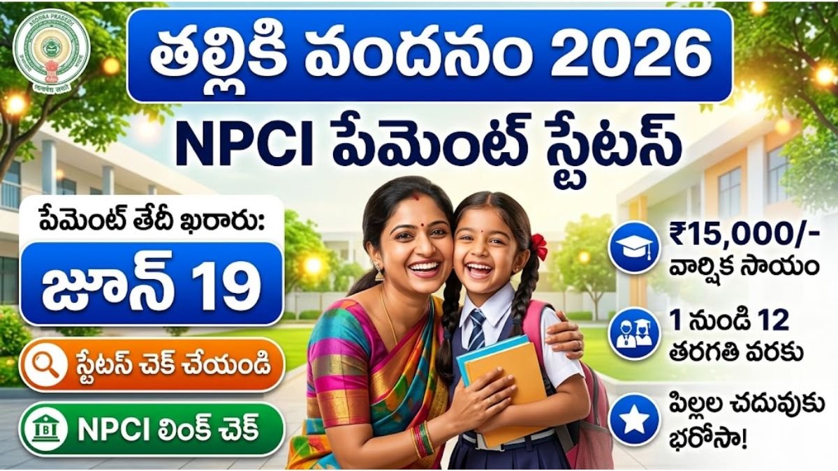 Thalliki Vandanam Payment and NPCI Link Status