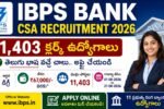 IBPS Bank CSA Recruitment 2026 Notification with 11403 Customer Service Associate Clerk Vacancies Apply Online
